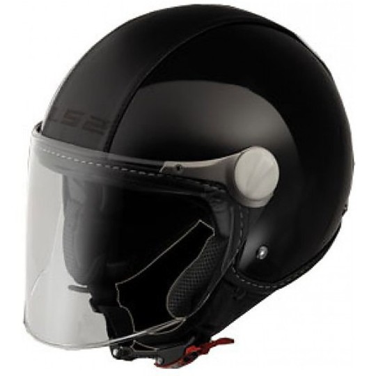 Motorradhelm Jet Ls2 von 560 Beetle Inserts Schwarz Mit Leder