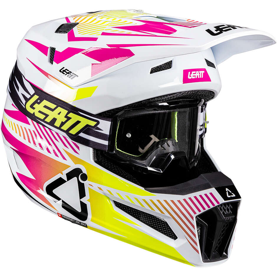 Motorradhelm-Set 3.5 Leatt V26 Pink