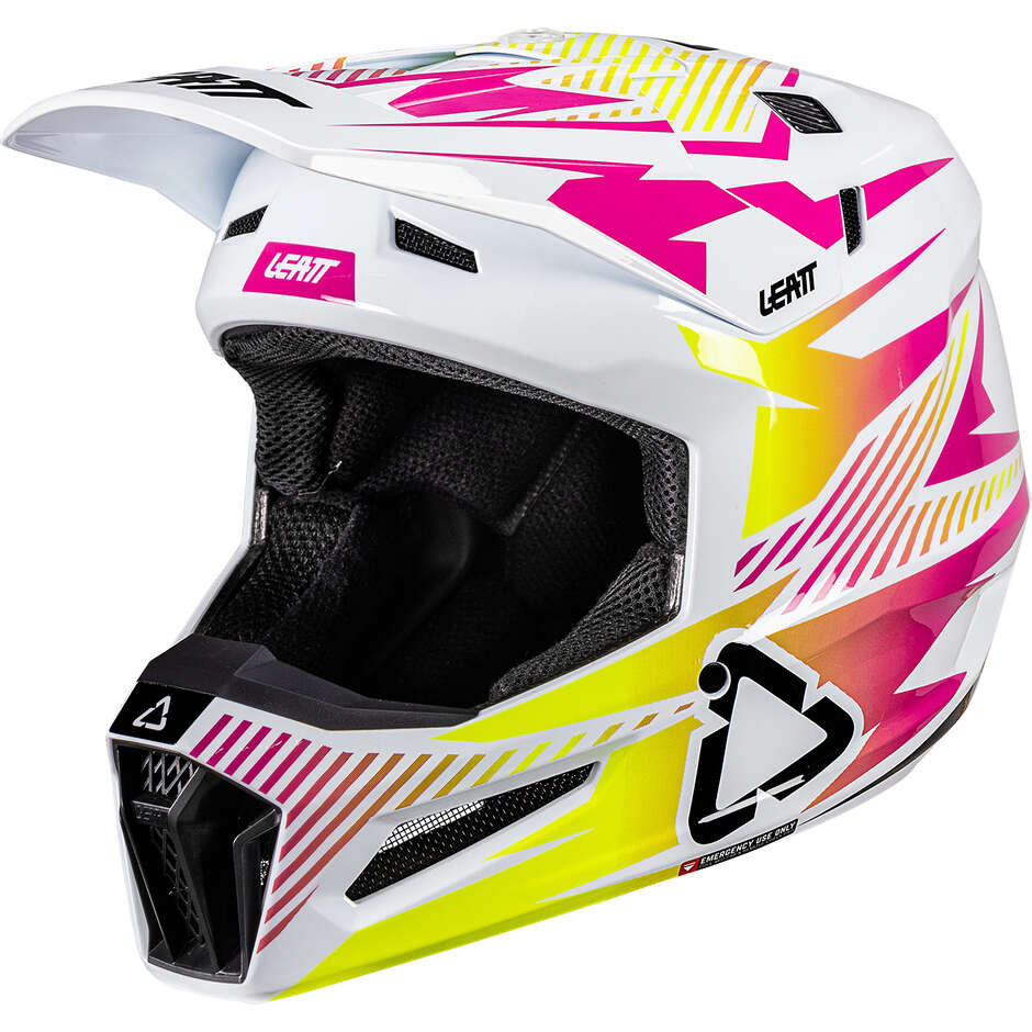 Motorradhelm-Set 3.5 Leatt V26 Pink
