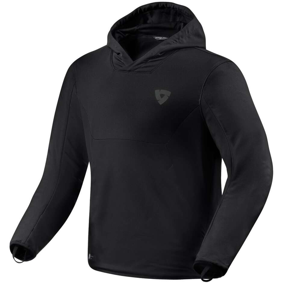 Motorradjacke aus Rev'it-Stoff mit Kapuze ANDON Schwarz