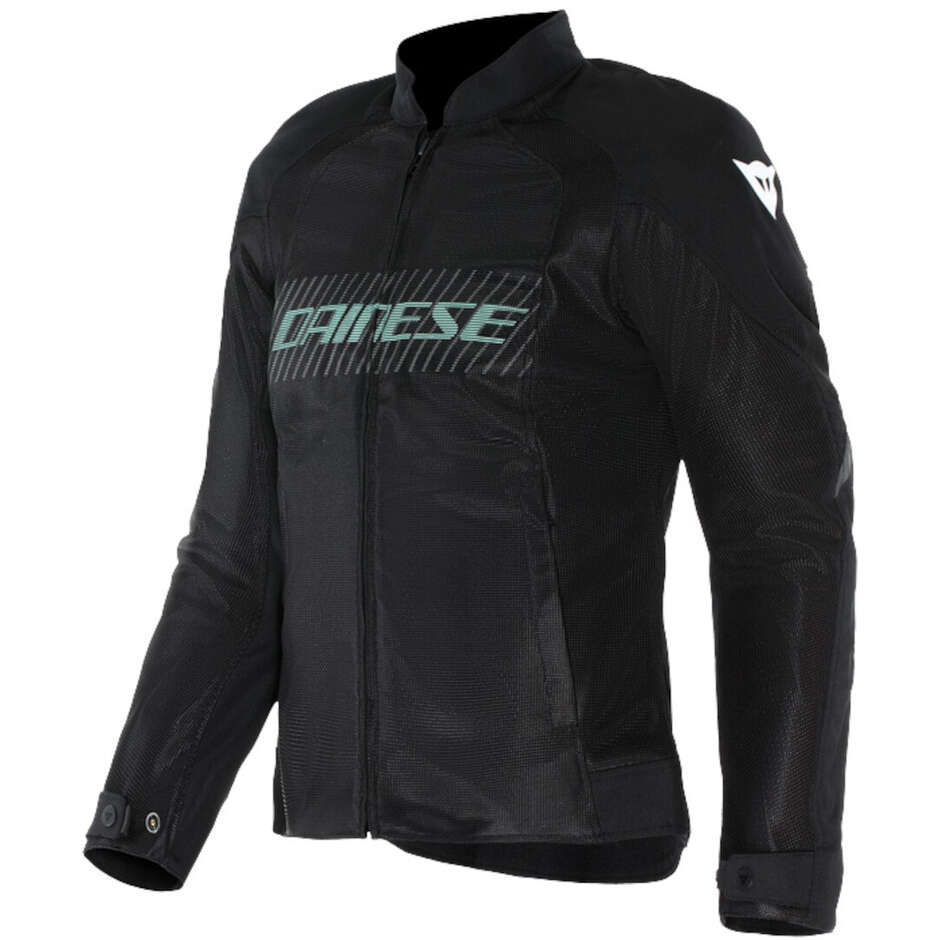 Motorradjacke Dainese HEROSPHERE AIR TEX WMN Damen Schwarz Grau Grün