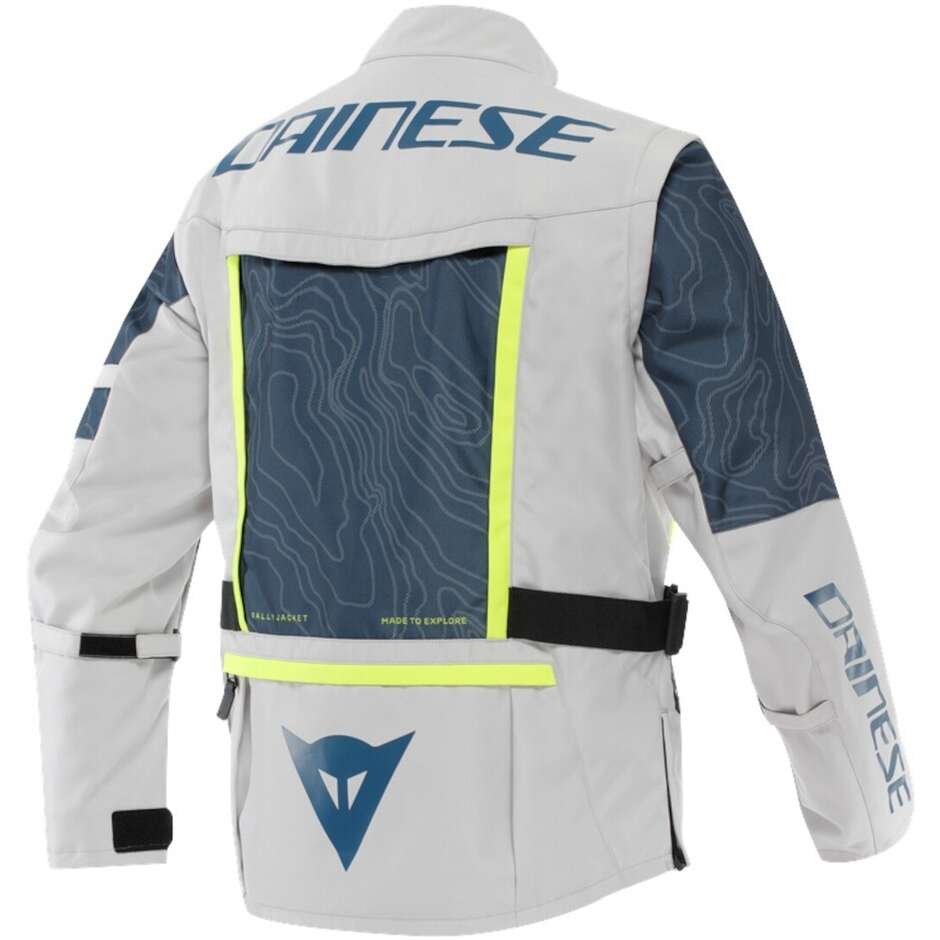 Motorradjacke Dainese STERRATO TEX Glacier Grau Blau