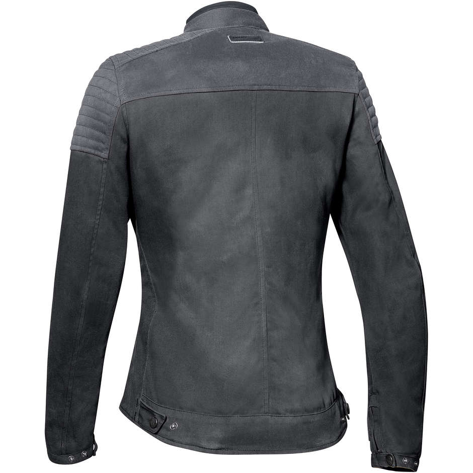 SPIDI ELLABIKE Motorradjacke Damen – Abriebfest, Mit Protektoren, Wasserdicht Optional, Deep Black