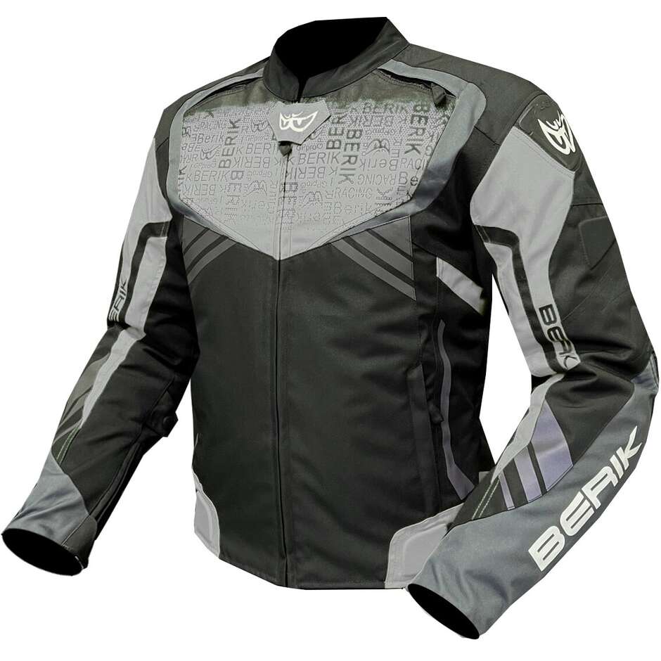Motorradjacke Technisches Gewebe Berik 2.0 NJ-173302 Farbverlauf Schwarz Grau