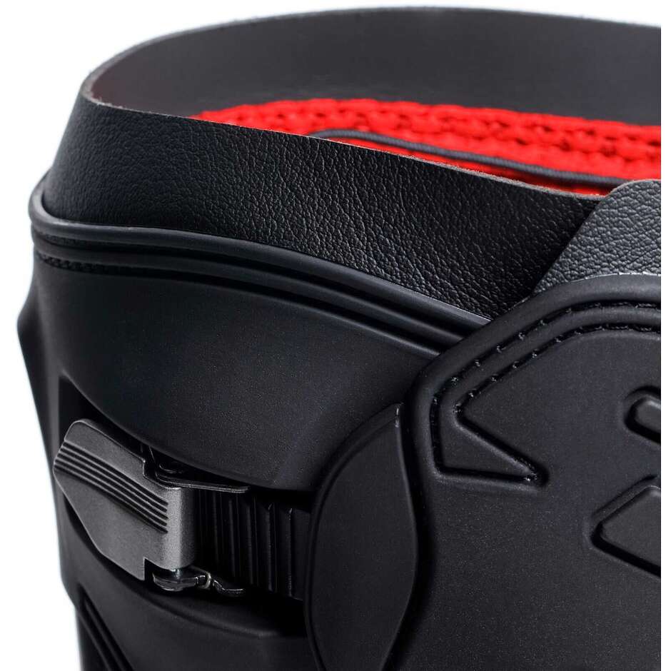 Motorradrennstiefel Tcx 7669 Rt-Race Schwarz Rot