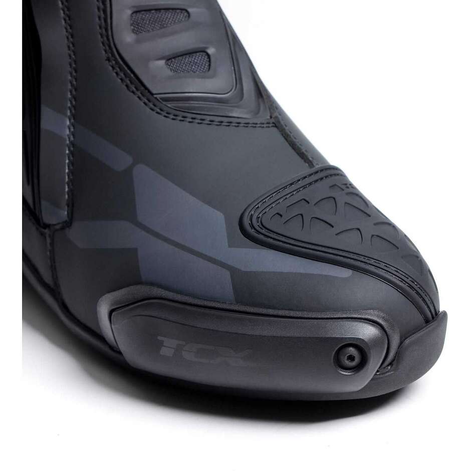 Motorradrennstiefel Tcx 7669 Rt-Race Schwarz Rot