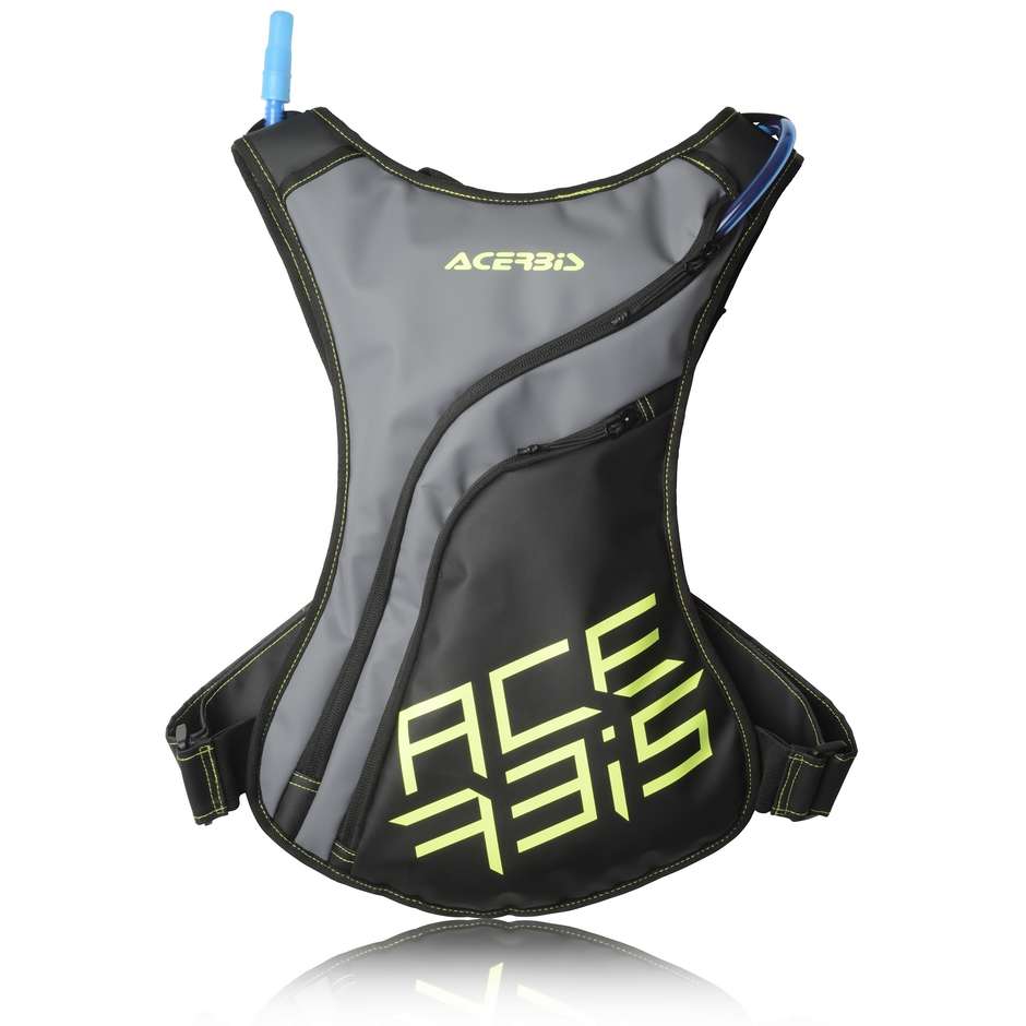 Motorradrucksack mit Acerbis Wassersack WATWER SATUH Drink Bag