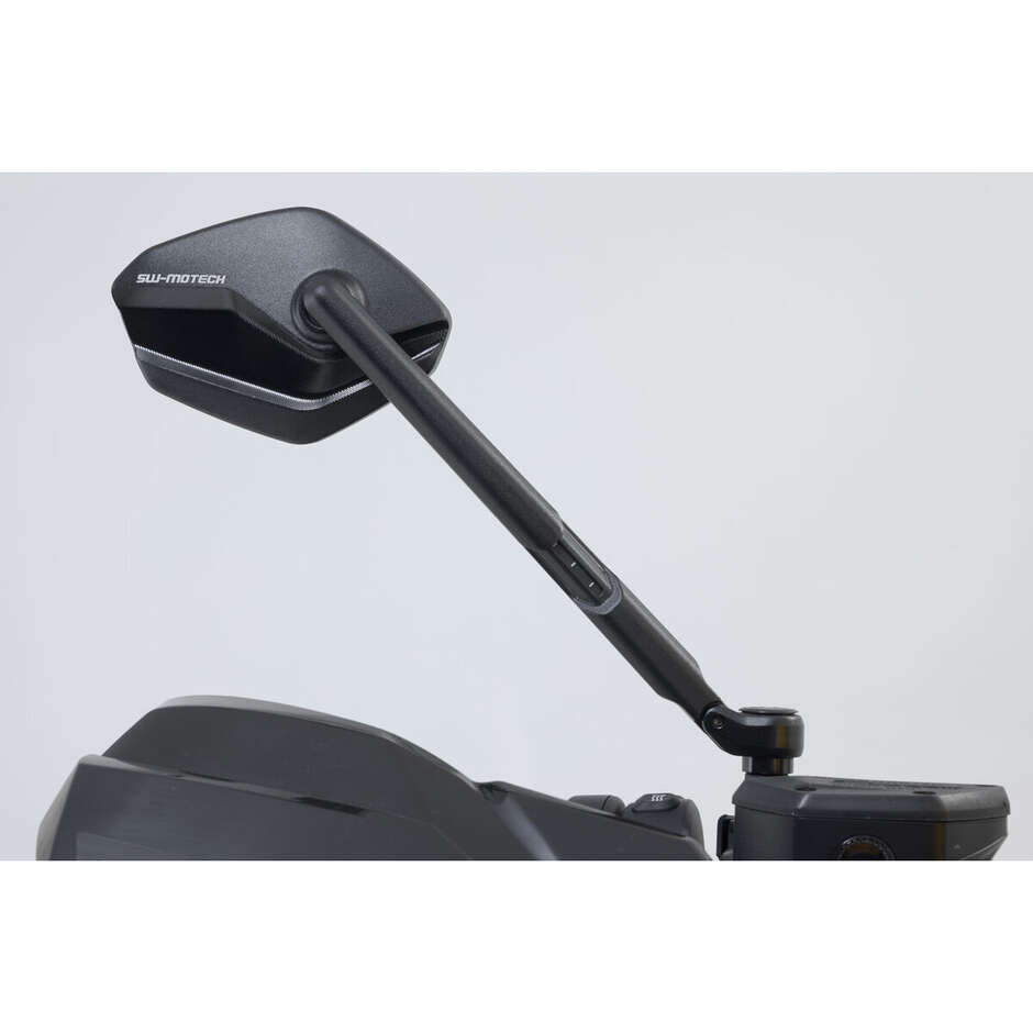 Motorradspiegel Sw-Motech MIR.00.850.10601 Set Sport Kurz M10x25