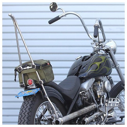 Motorradtasche von Fork Biltwell Exfil-7 Fork Bag Green