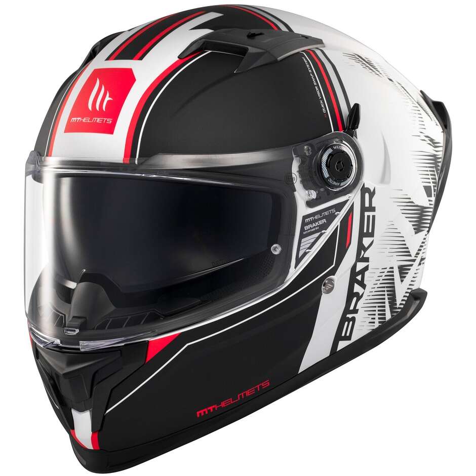 Mt Casques BRAKER SV CHARM A1 Casque de moto intégral mat