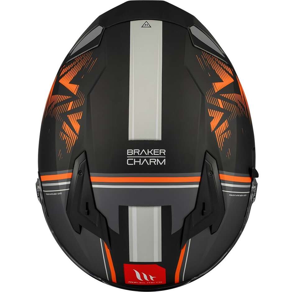 Mt Casques BRAKER SV CHARM B4 Casque de moto intégral mat