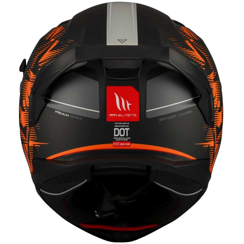 Mt Casques BRAKER SV CHARM B4 Casque de moto intégral mat