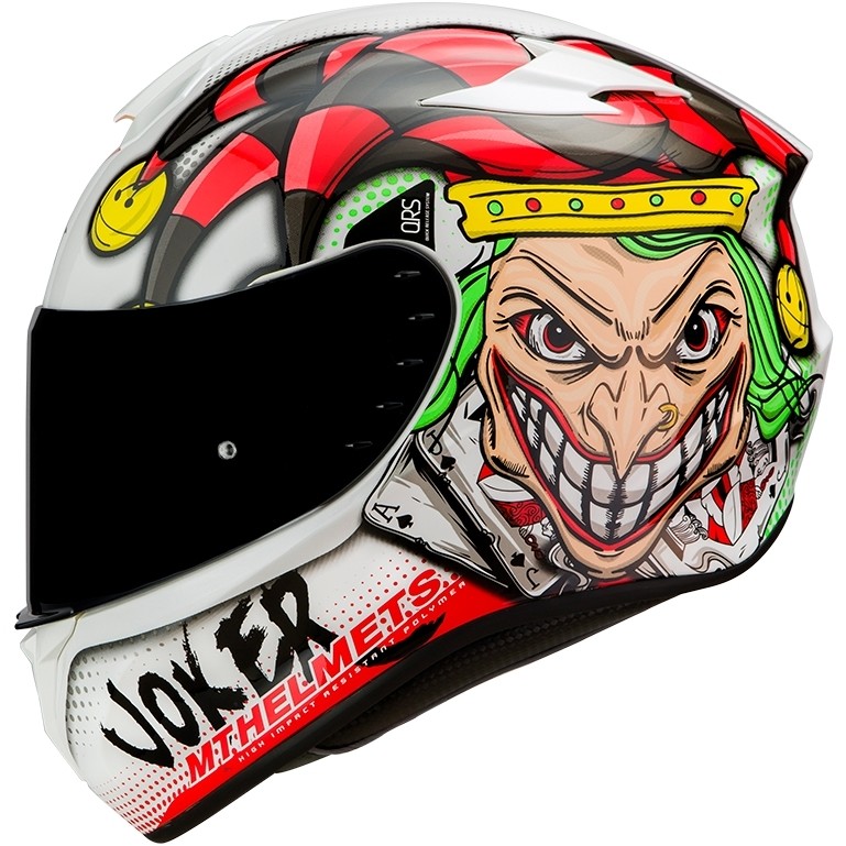 Mt Helmet Full Face Motorcycle Helmet TARGO Joker A0 Pearl White