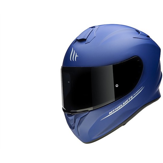 Mt Helmet Integral Motorcycle Helmet TARGO Solid A7 Matt Blue