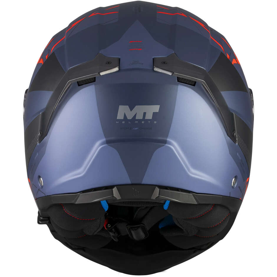 MT Helmets ATOM 2 SV CHANGE C17 Modular Helmet, Matte Multicolor