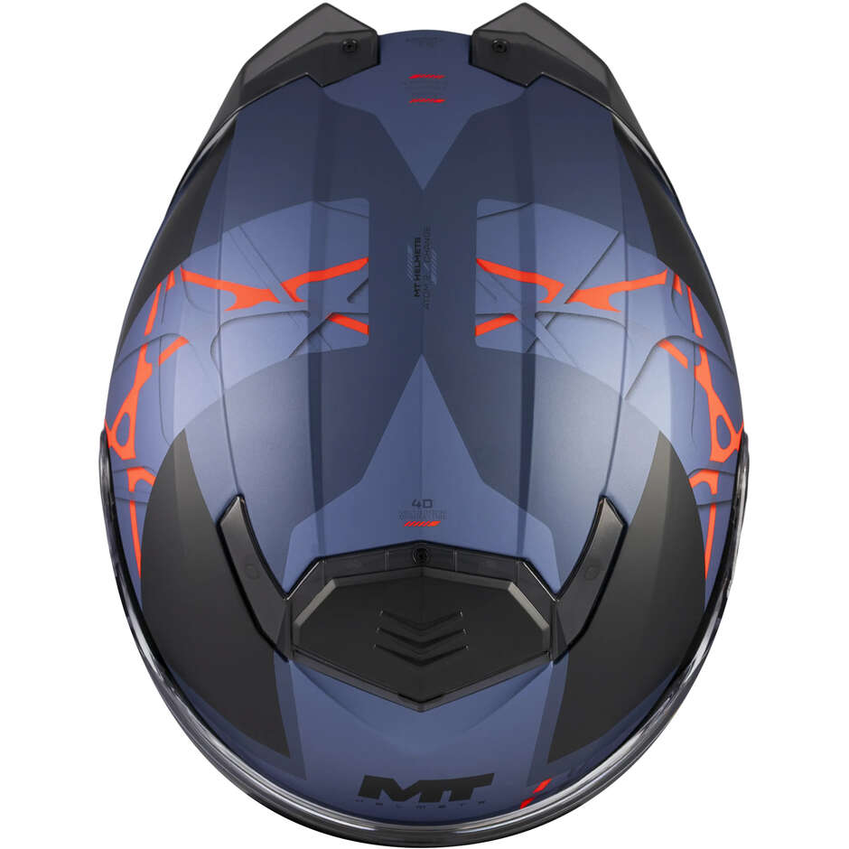 MT Helmets ATOM 2 SV CHANGE C17 Modular Helmet, Matte Multicolor