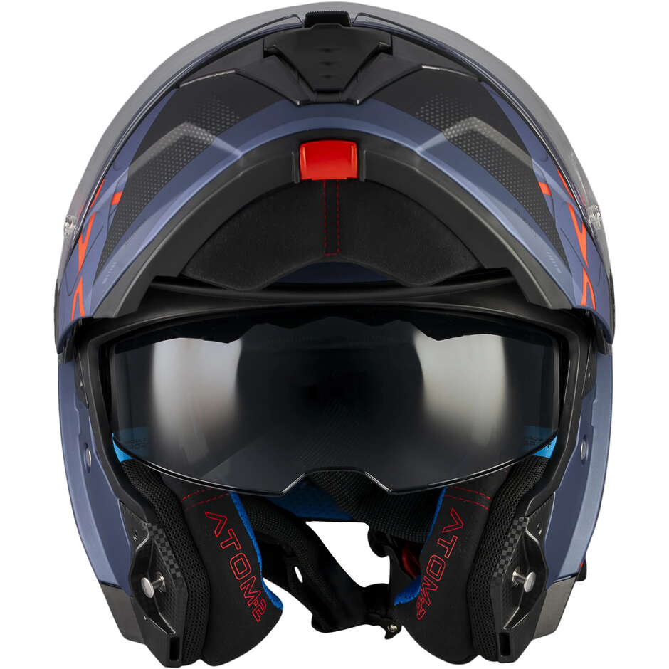 MT Helmets ATOM 2 SV CHANGE C17 Modular Helmet, Matte Multicolor