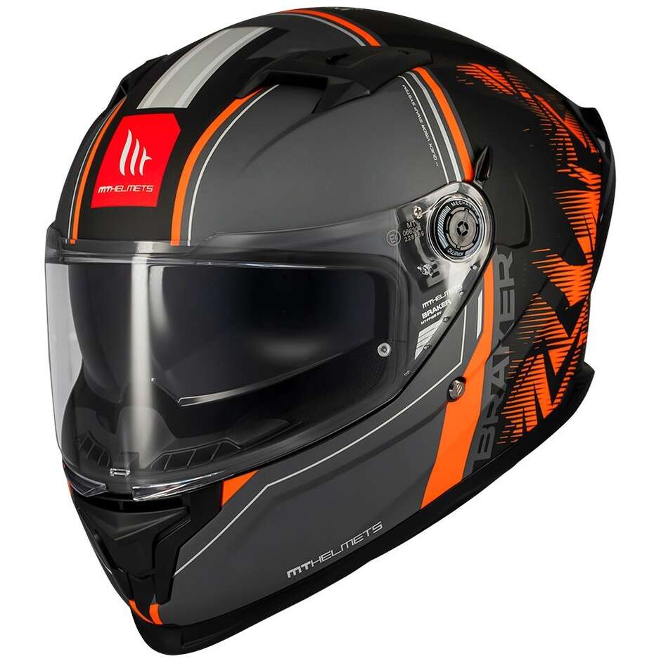 Mt Helmets BRAKER SV CHARM B4 Matt Full Face Motorcycle Helmet