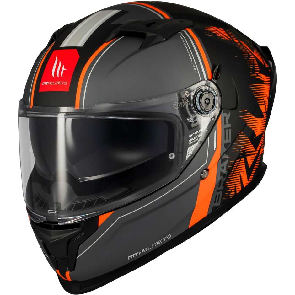 Mt Helmets BRAKER SV CHARM B4 Matt Full Face Motorcycle Helmet