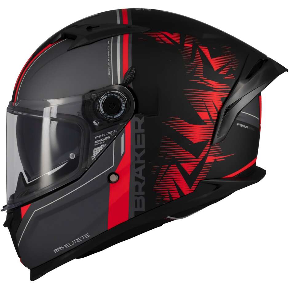 Mt Helmets BRAKER SV CHARM B5 Matt Full Face Motorcycle Helmet
