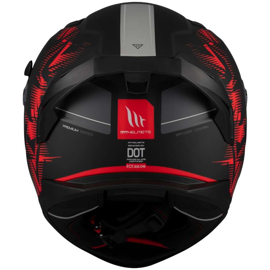 Mt Helmets BRAKER SV CHARM B5 Matt Full Face Motorcycle Helmet
