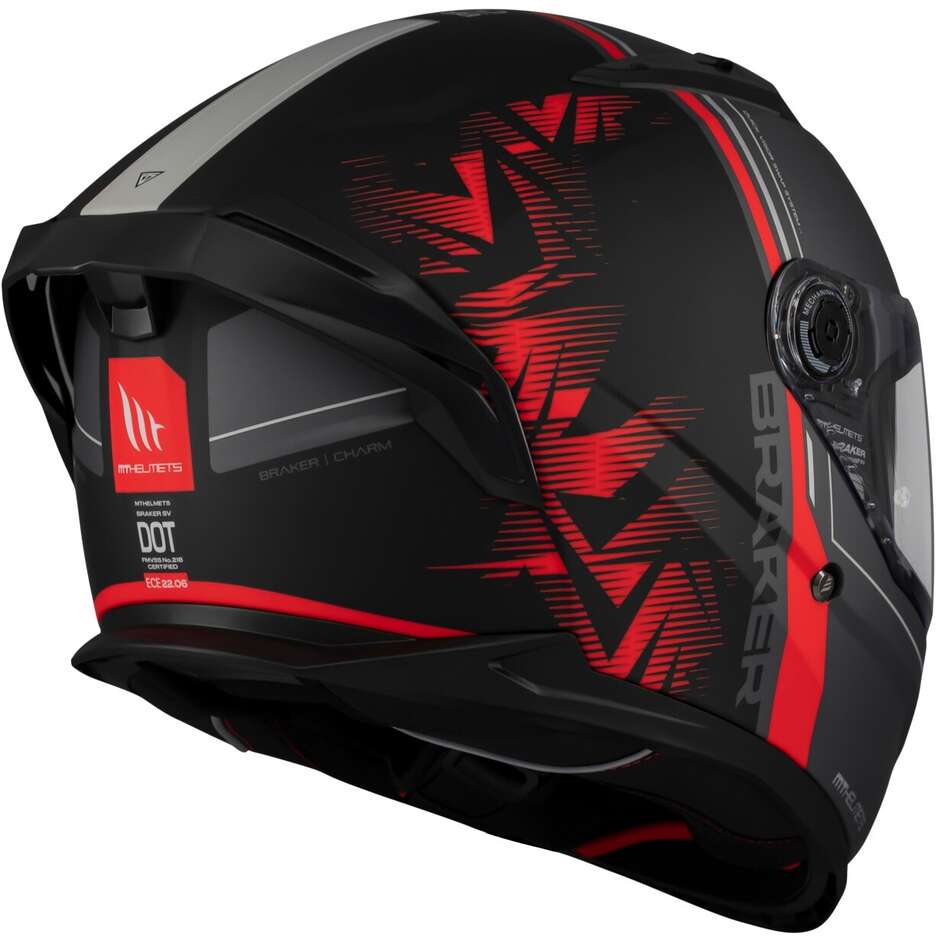 Mt Helmets BRAKER SV CHARM B5 Matt Full Face Motorcycle Helmet