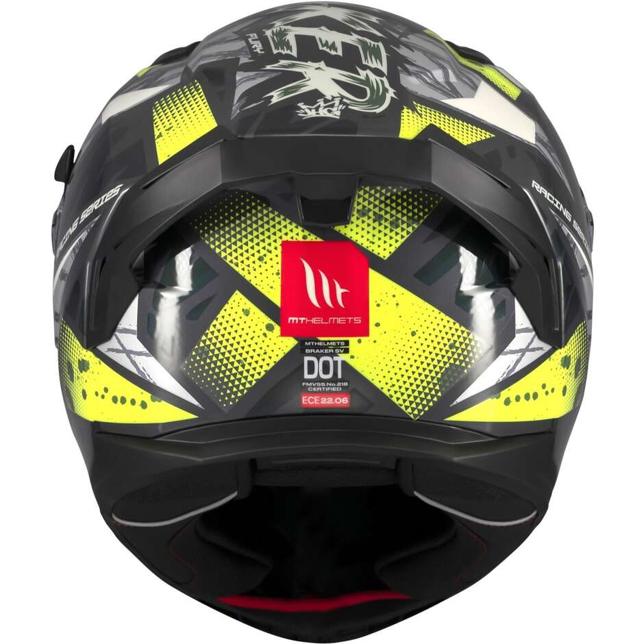 Mt Helmets BRAKER SV FURY C6 Integralhelm Motorrad glänzend