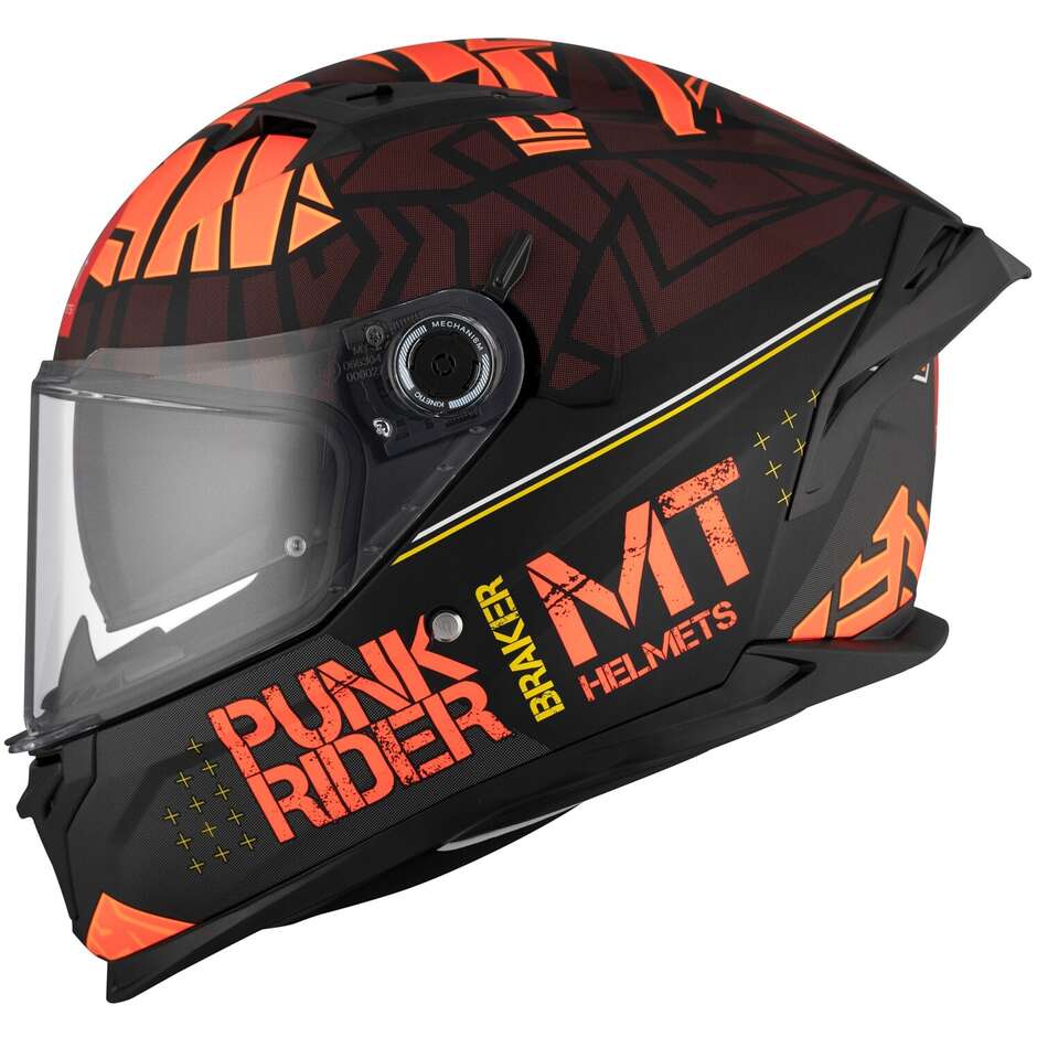 Mt Helmets BRAKER SV PUNK RIDER B5 Matt Integral-Motorradhelm