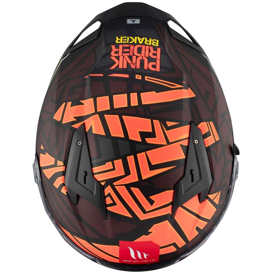 Mt Helmets BRAKER SV PUNK RIDER B5 Matt Integral-Motorradhelm