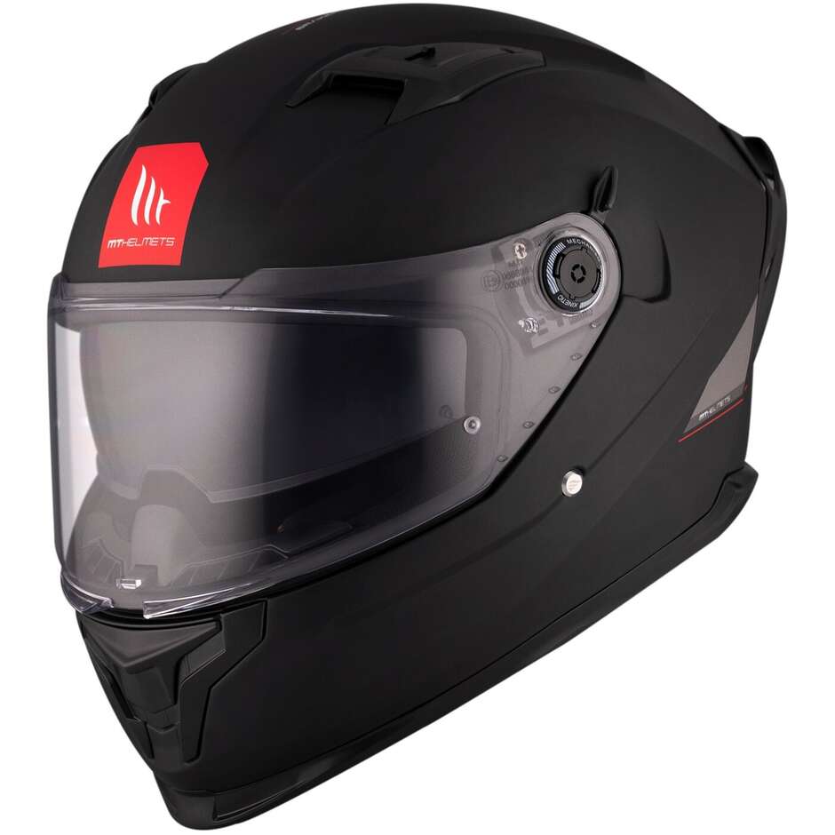 Mt Helmets BRAKER SV SOLID A1 Full Face Motorcycle Helmet Matt Black