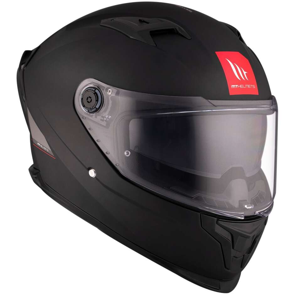 Mt Helmets BRAKER SV SOLID A1 Full Face Motorcycle Helmet Matt Black