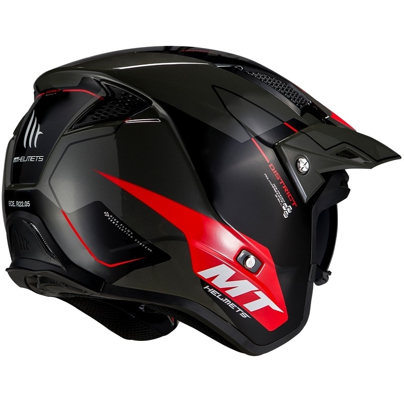 MT Helmets Casque de moto DISTRICT Summit H5 Glossy Red