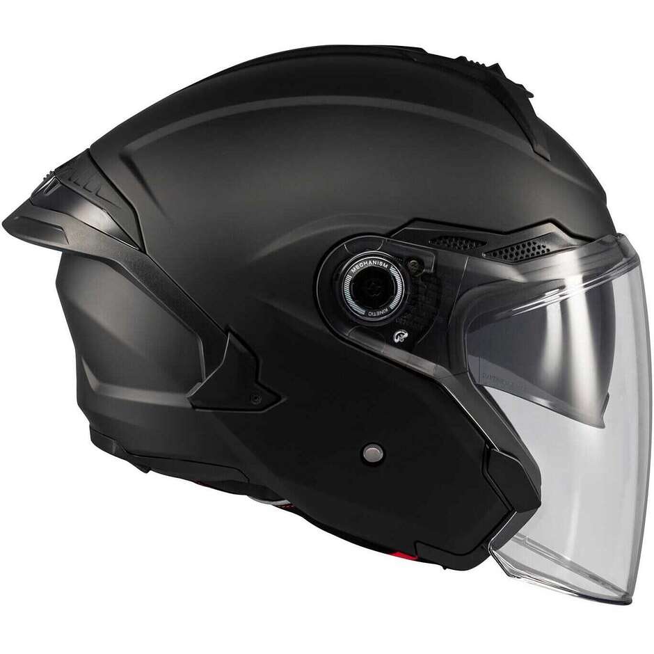 MT Helmets COSMO SV PURE A1 Matt Black Motorrad-Jethelm