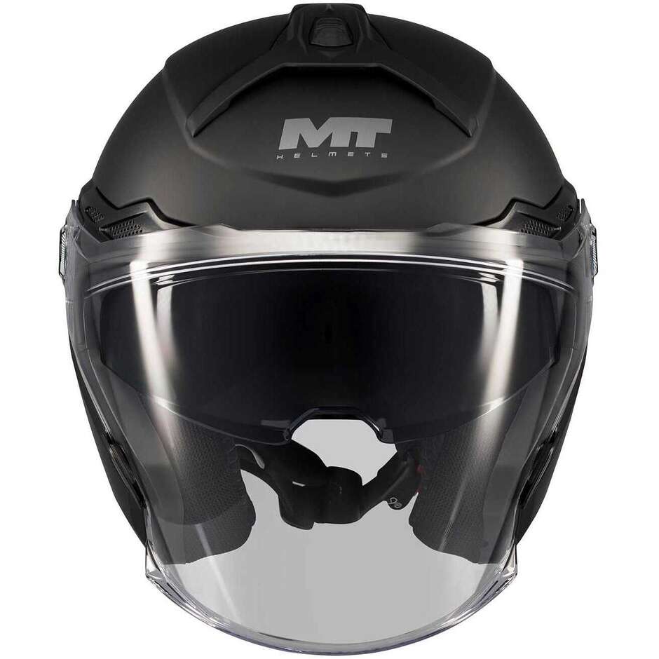 MT Helmets COSMO SV PURE A1 Matt Black Motorrad-Jethelm