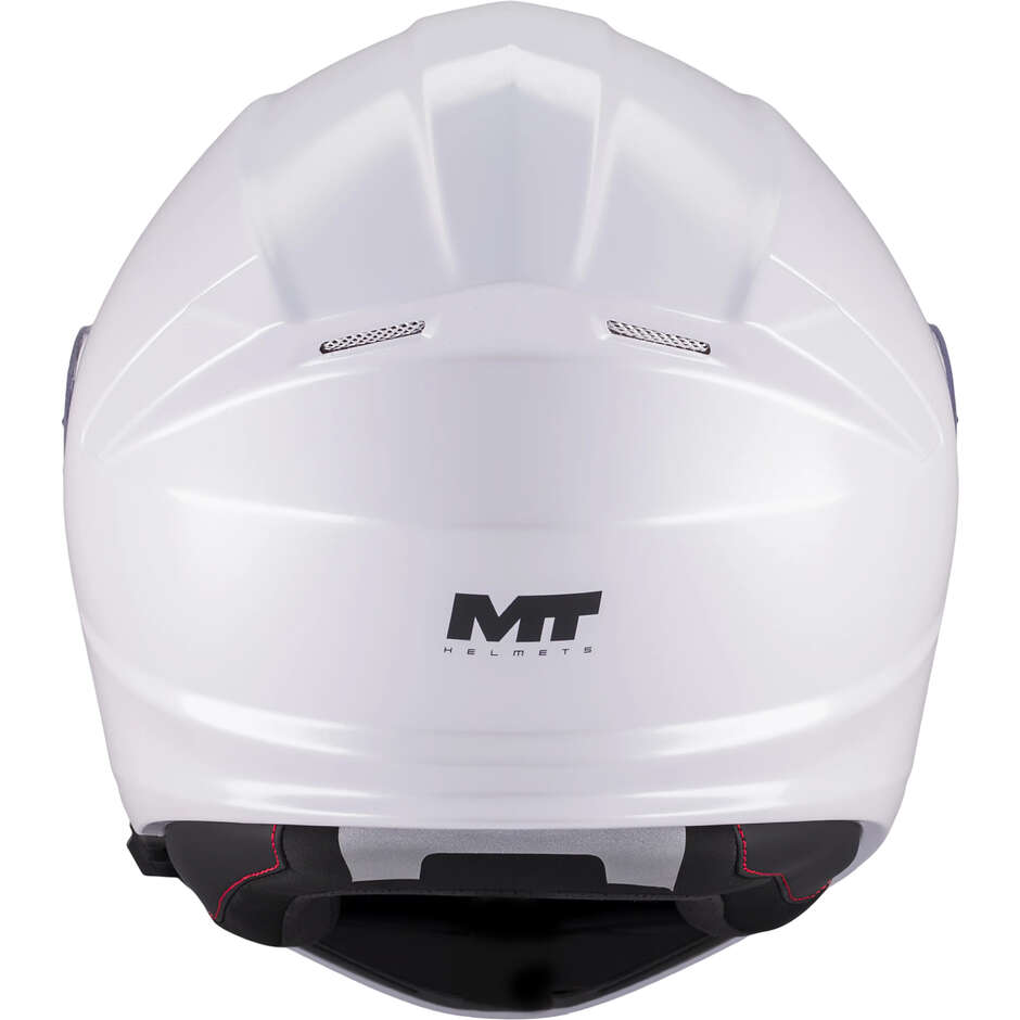 MT Helmets GENESIS R SV PURE A0 Modular Helmet Gloss White
