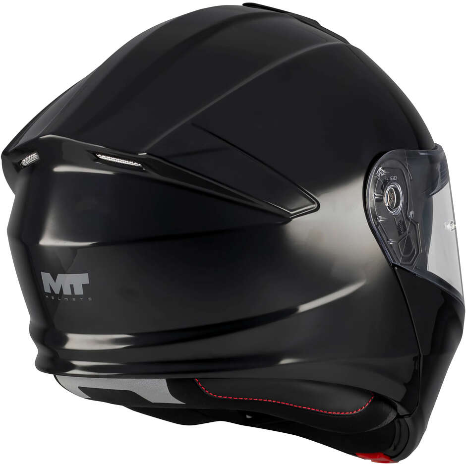 MT Helmets GENESIS R SV PURE A1 Modular Helmet Gloss Black