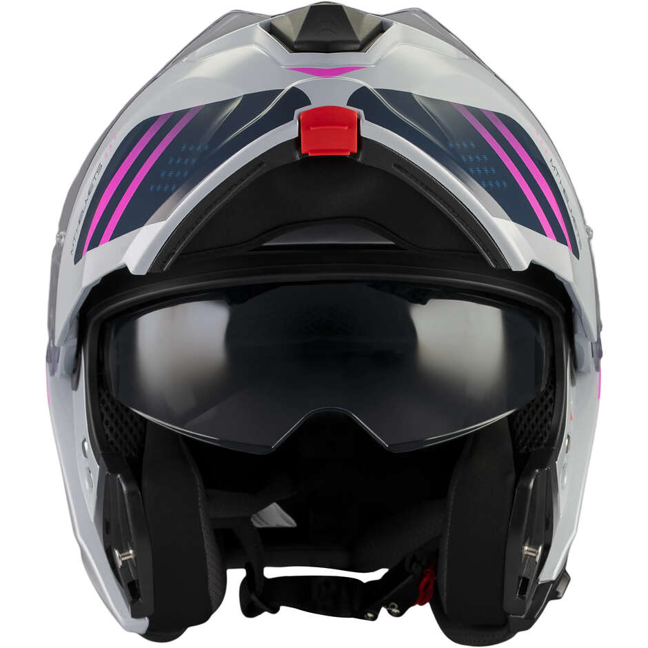 MT Helmets GENESIS R SV VIBE C8 Modular Helmet, Glossy Multicolor