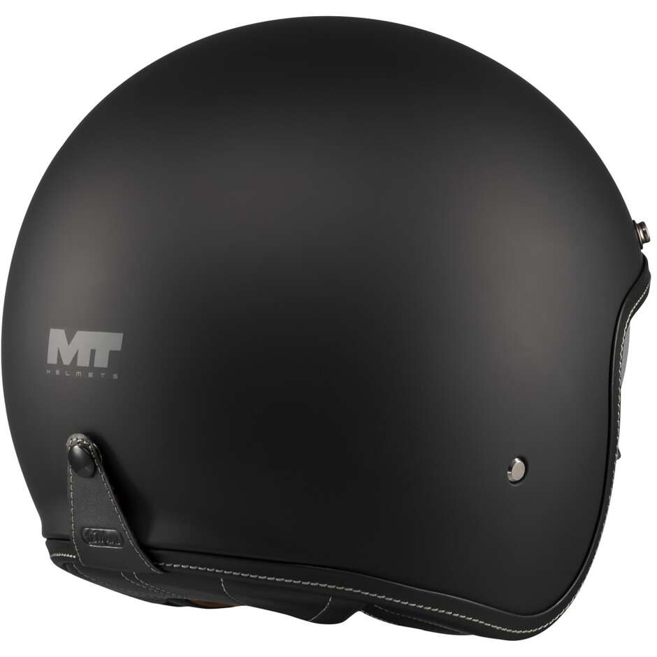 MT Helmets LE MANS 2 SV S PURE A1 Jet-Motorradhelm, Mattschwarz