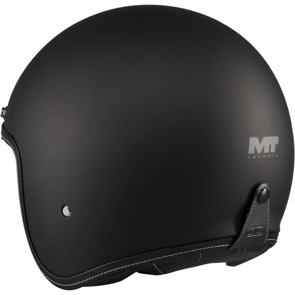 MT Helmets LE MANS 2 SV S PURE A1 Jet-Motorradhelm, Mattschwarz