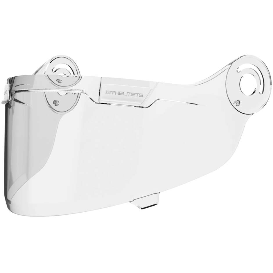 MT Helmets MT-V-32 Klares MaxVision-Helmvisier mit schwarzer Chrom-Belüftungsöffnung