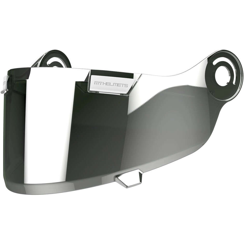 MT Helmets MT-V-32 Silver MaxVision Helmet Visor with Black Chrome Ventilation