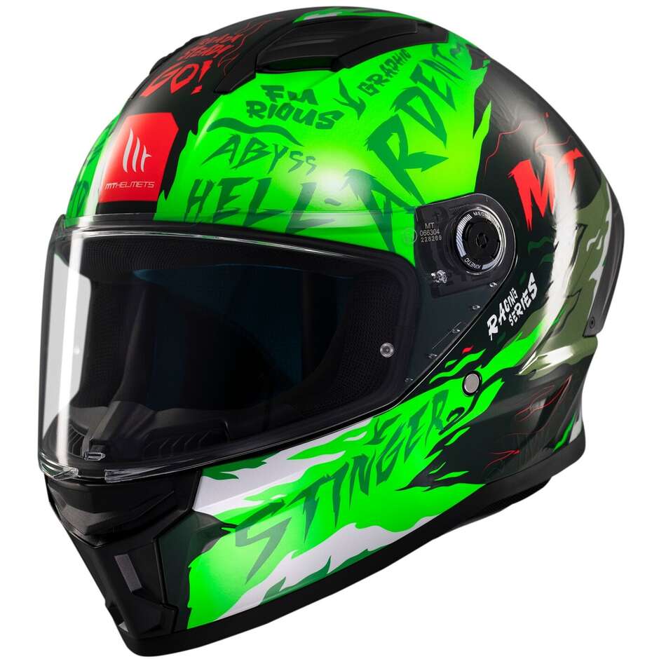 Mt Helmets STINGER 2 ARDENT C6 Glossy Full Face Motorcycle Helmet