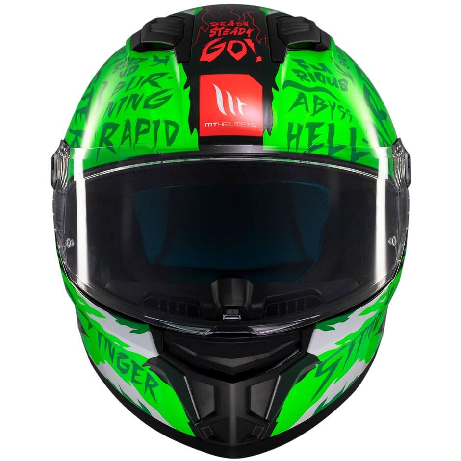 Mt Helmets STINGER 2 ARDENT C6 Glossy Full Face Motorcycle Helmet