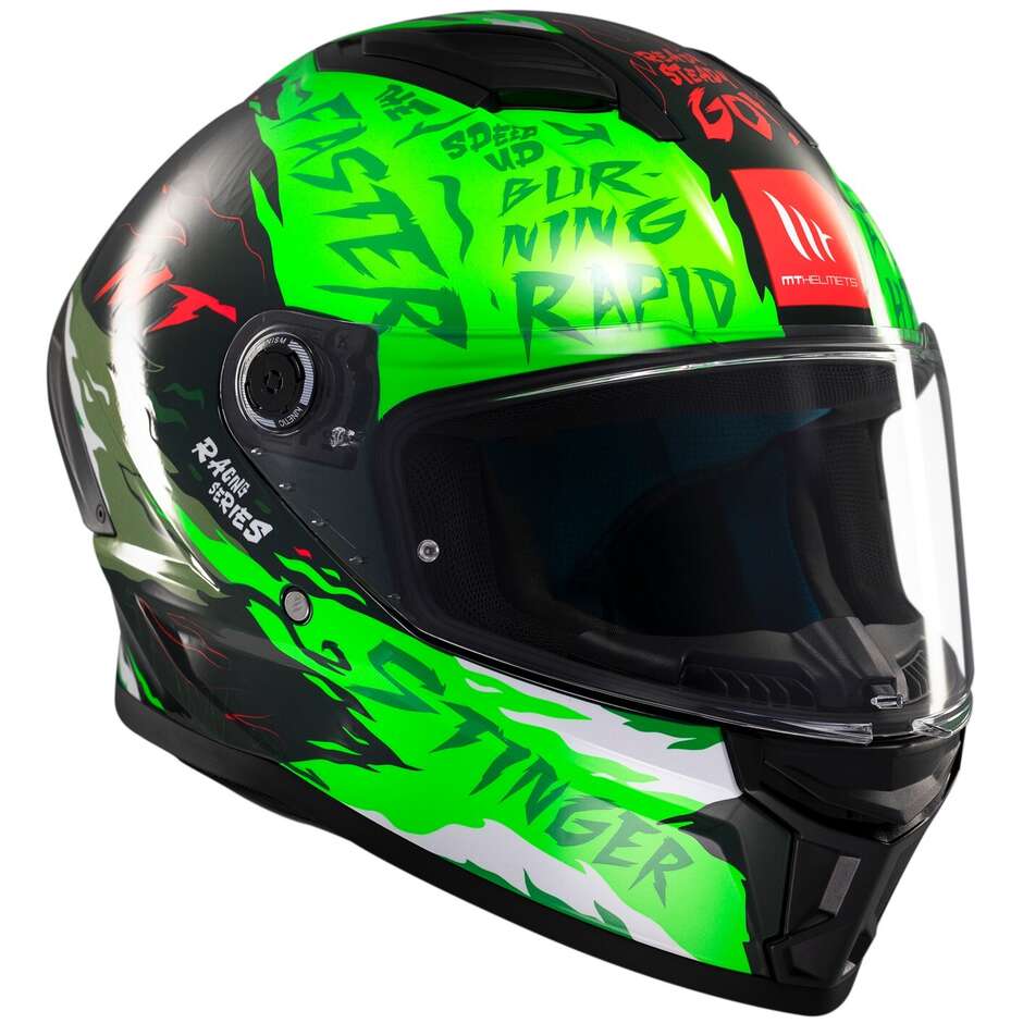 Mt Helmets STINGER 2 ARDENT C6 Glossy Full Face Motorcycle Helmet