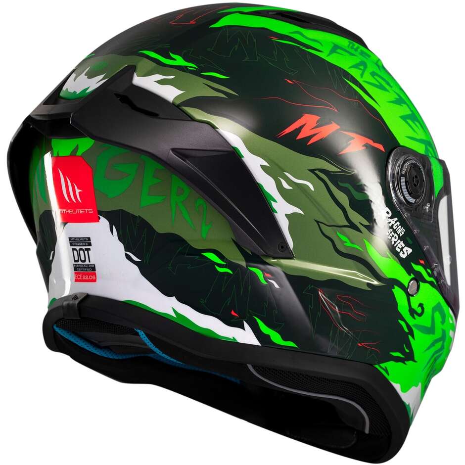 Mt Helmets STINGER 2 ARDENT C6 Glossy Full Face Motorcycle Helmet