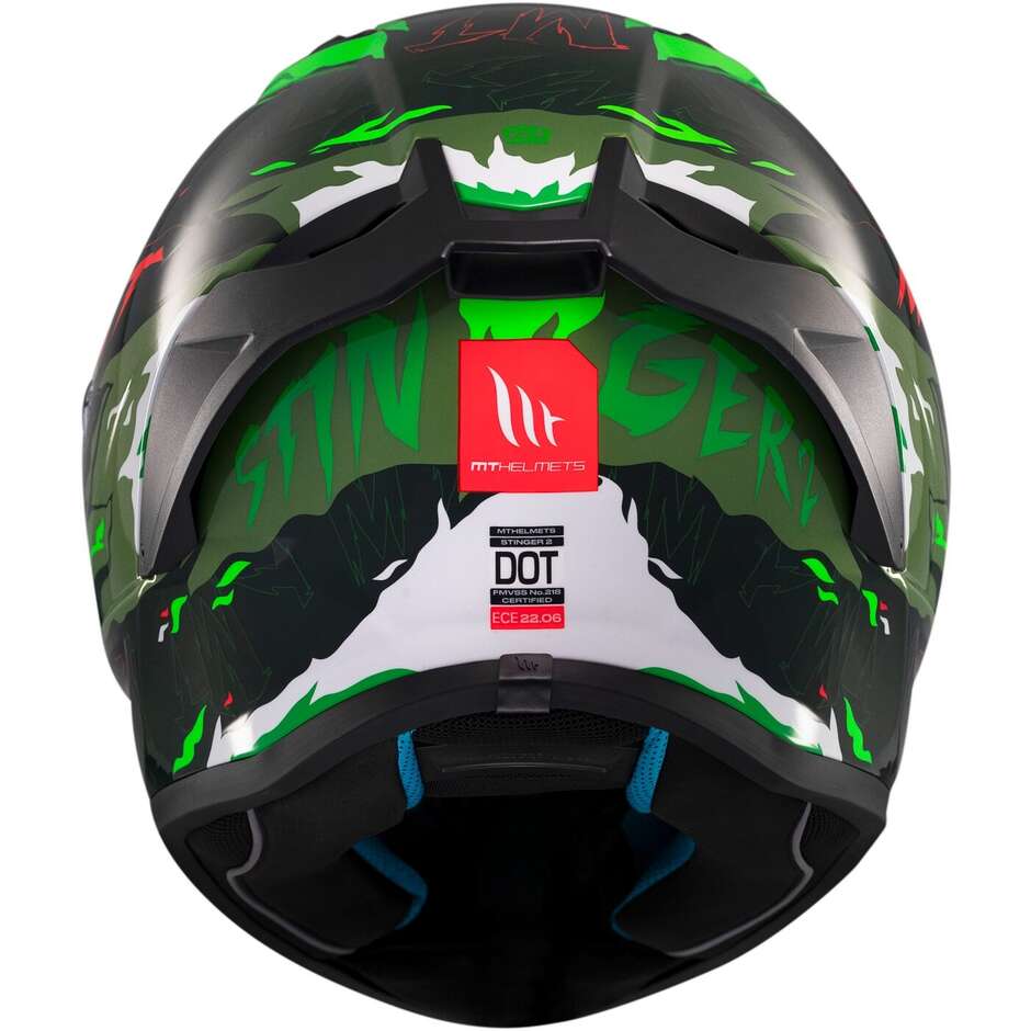 Mt Helmets STINGER 2 ARDENT C6 Glossy Full Face Motorcycle Helmet