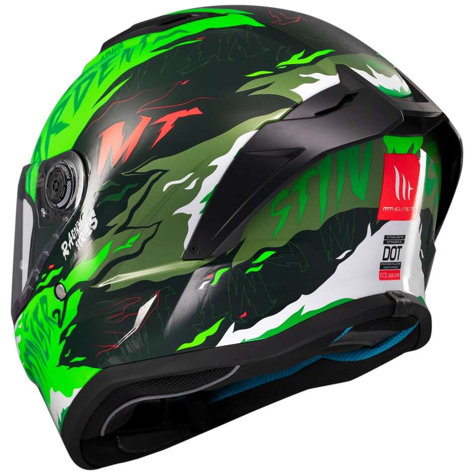 Mt Helmets STINGER 2 ARDENT C6 Glossy Full Face Motorcycle Helmet