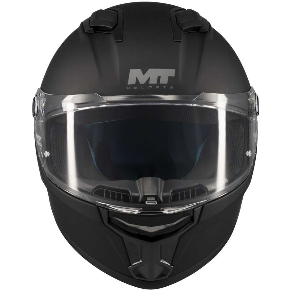 Mt Helmets STINGER 2 KIDS PURE A1 Full Face Motorcycle Helmet for Kids, Matte Black