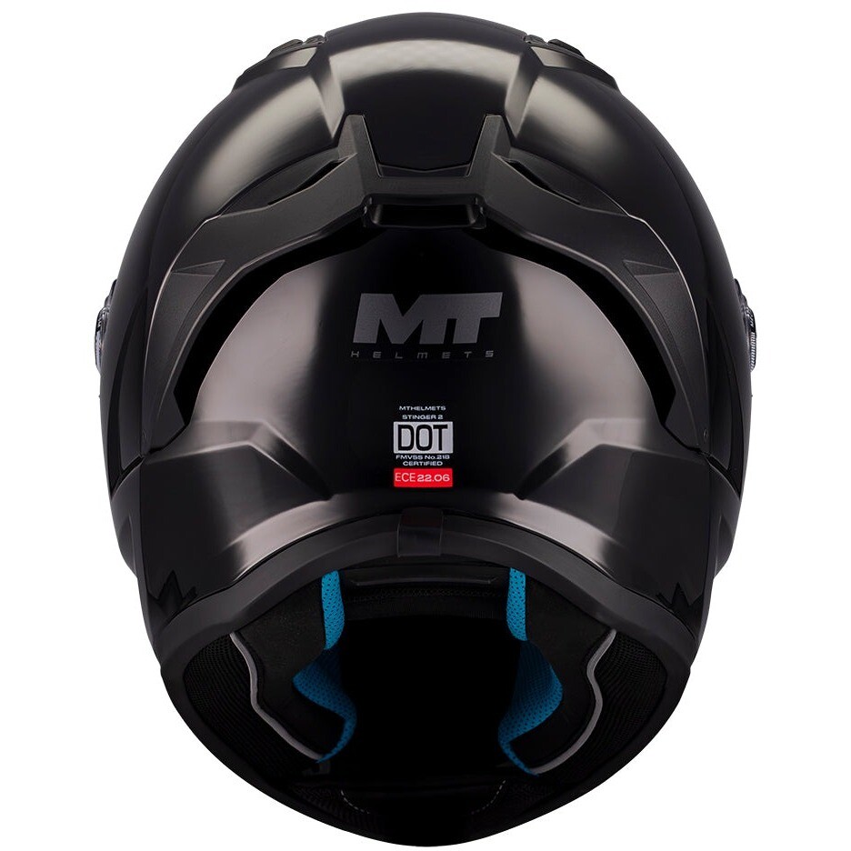 Mt Helmets STINGER 2 PURE A1 Full Face Motorcycle Helmet Gloss Black