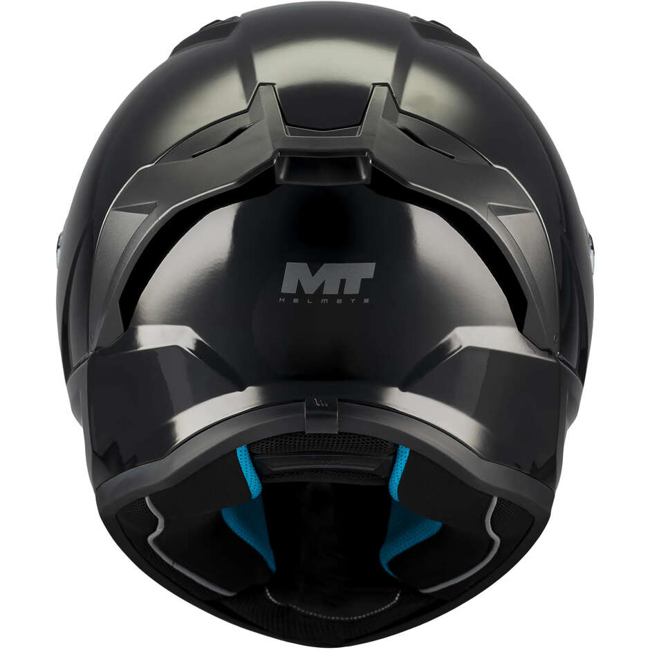MT Helmets STINGER 2 PURE A1 Integralhelm für Motorräder, glänzend schwarz